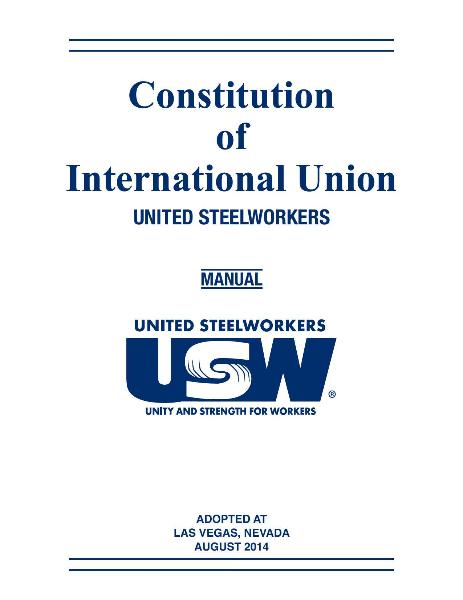 USW 2014 Constitution